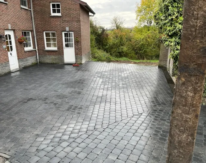 Cour arrière avant rénovation — état initial