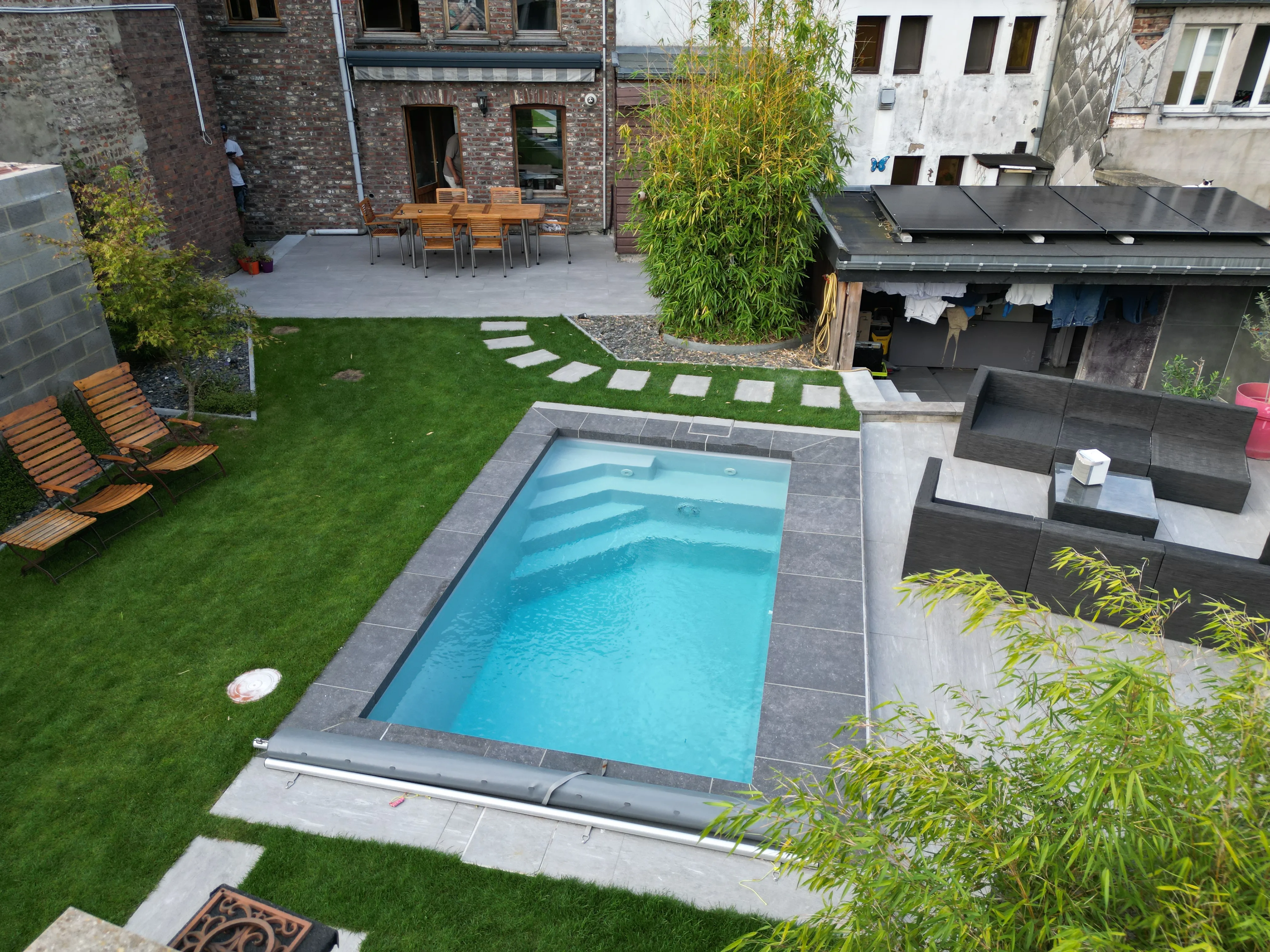 vue piscine