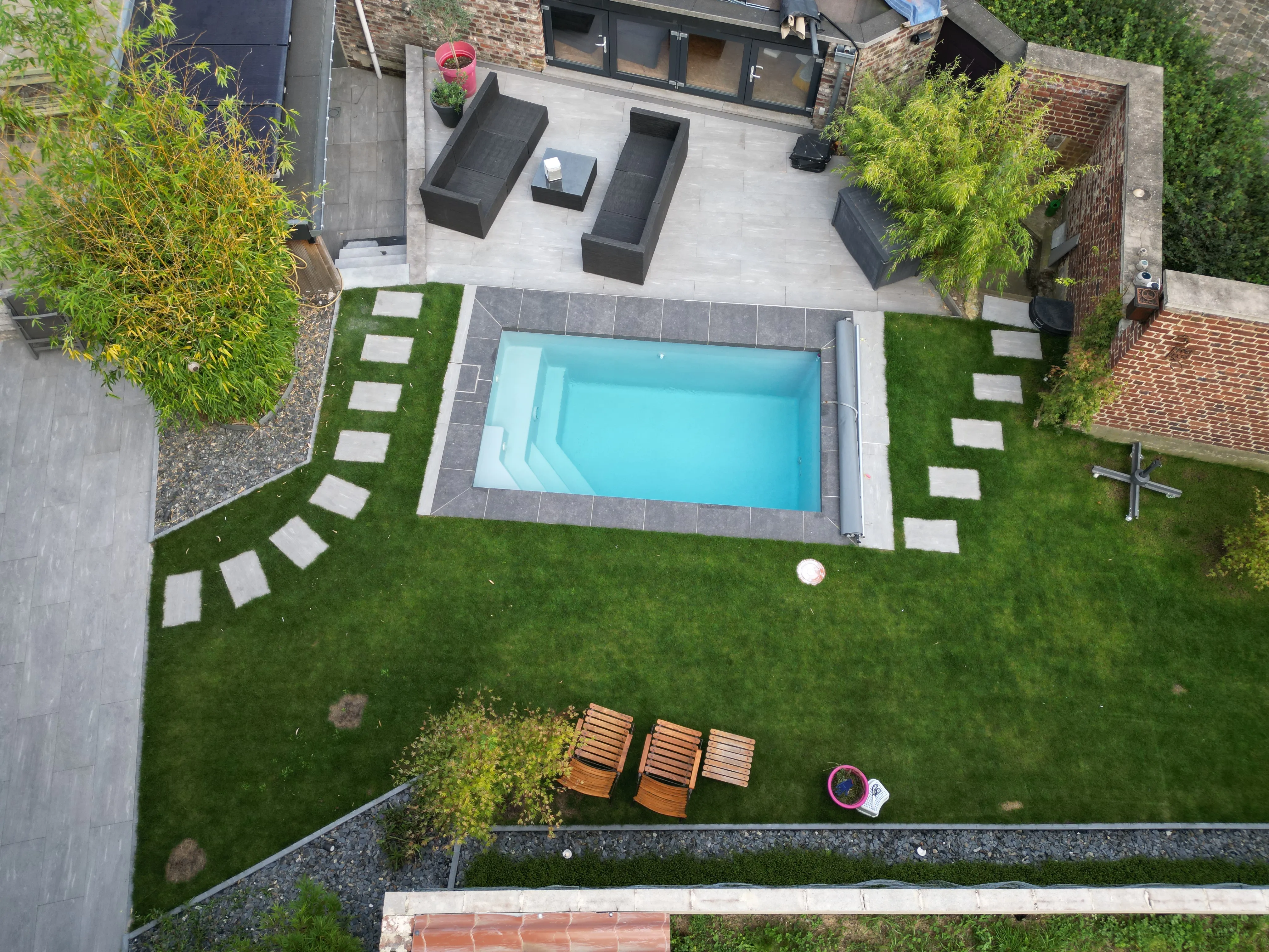Vue piscine