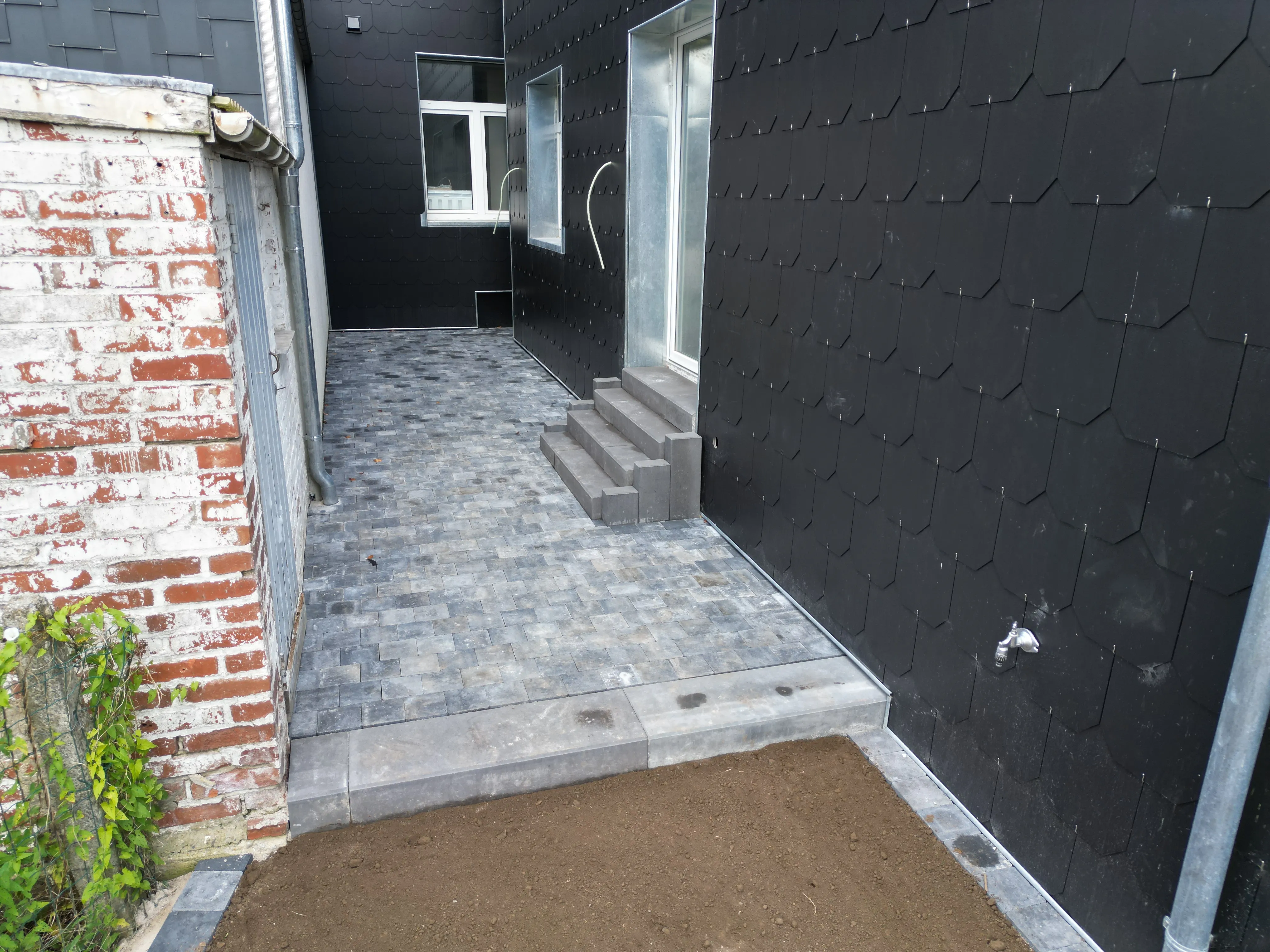 Terrasse d'appartement réalisé par Max Pavage
