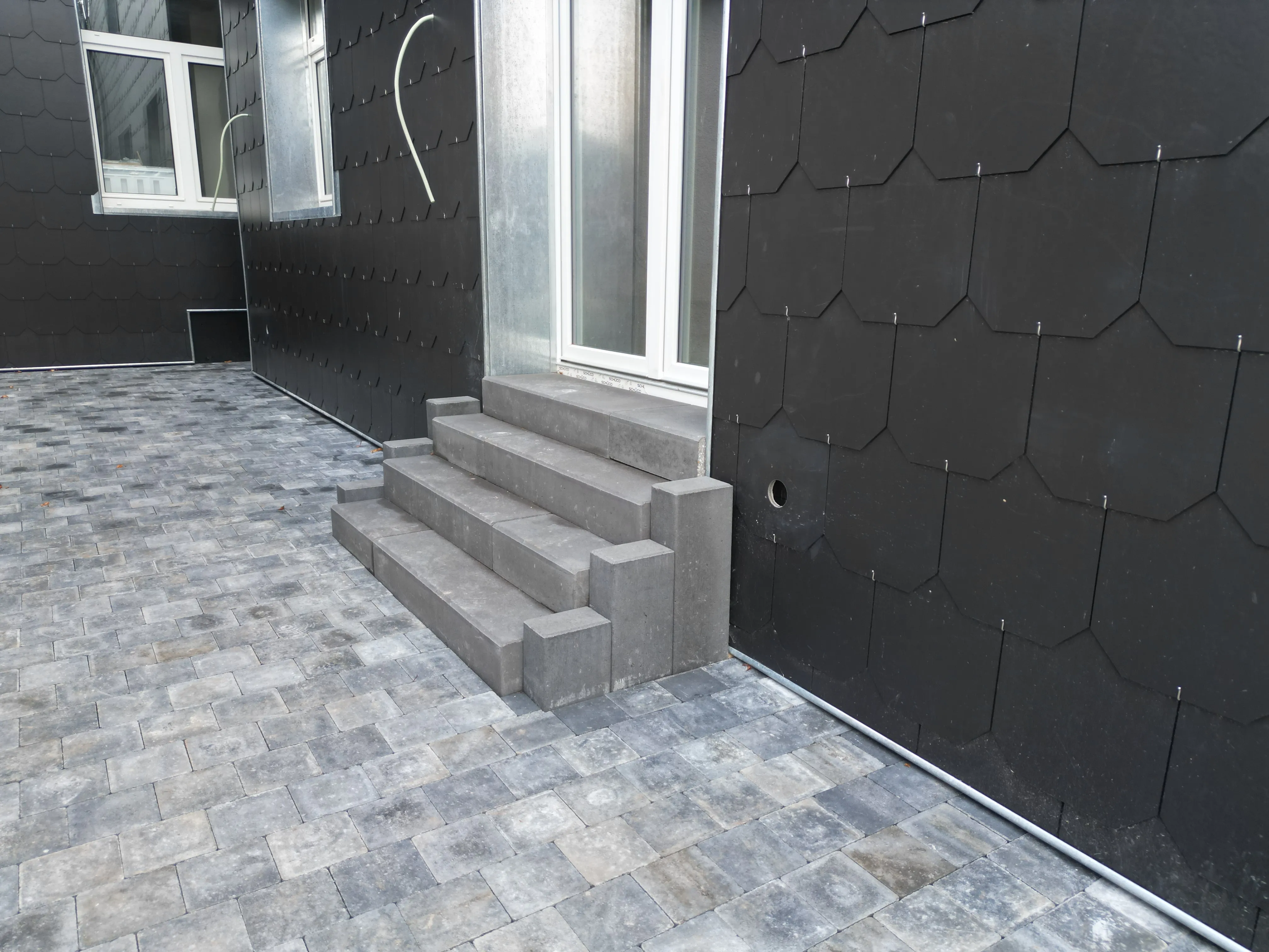Escalier en bloc marche 