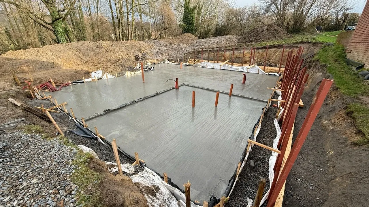 Terrassement — excavation du terrain
