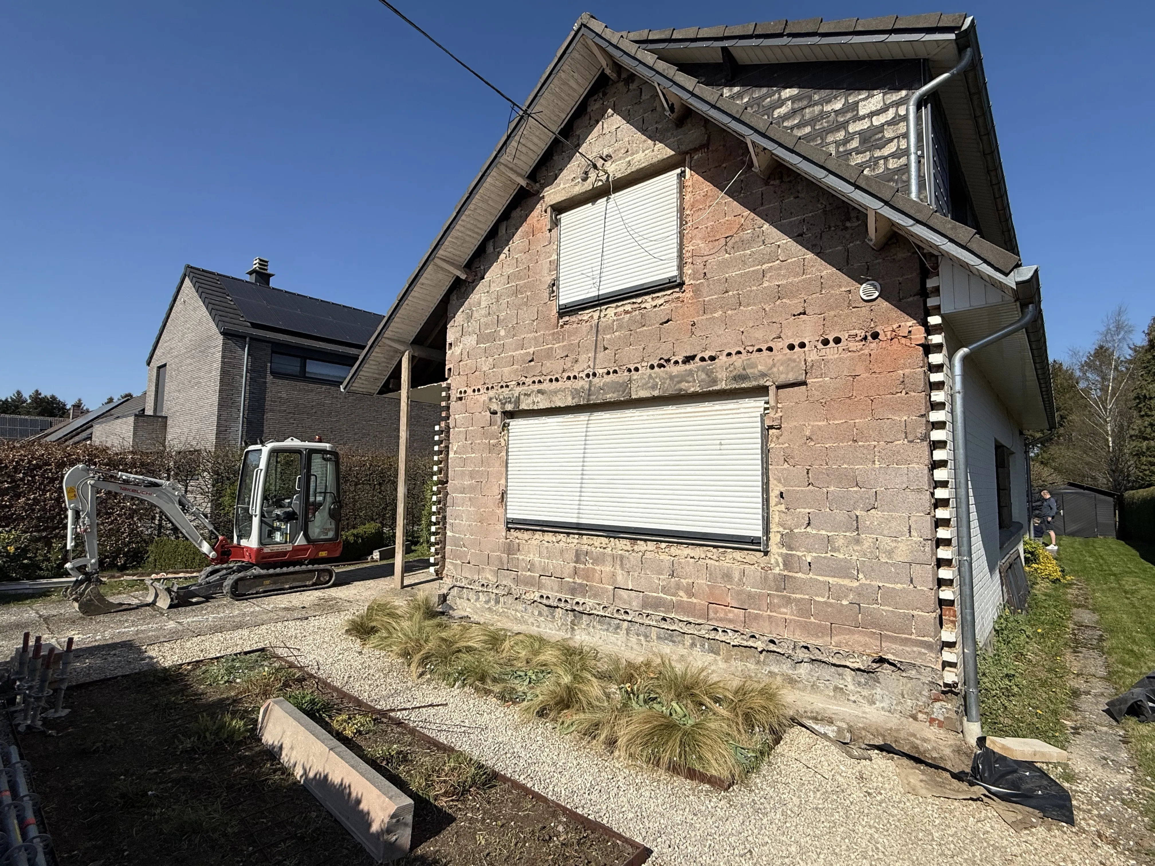 Avant reconstruction de la nouvelle brique