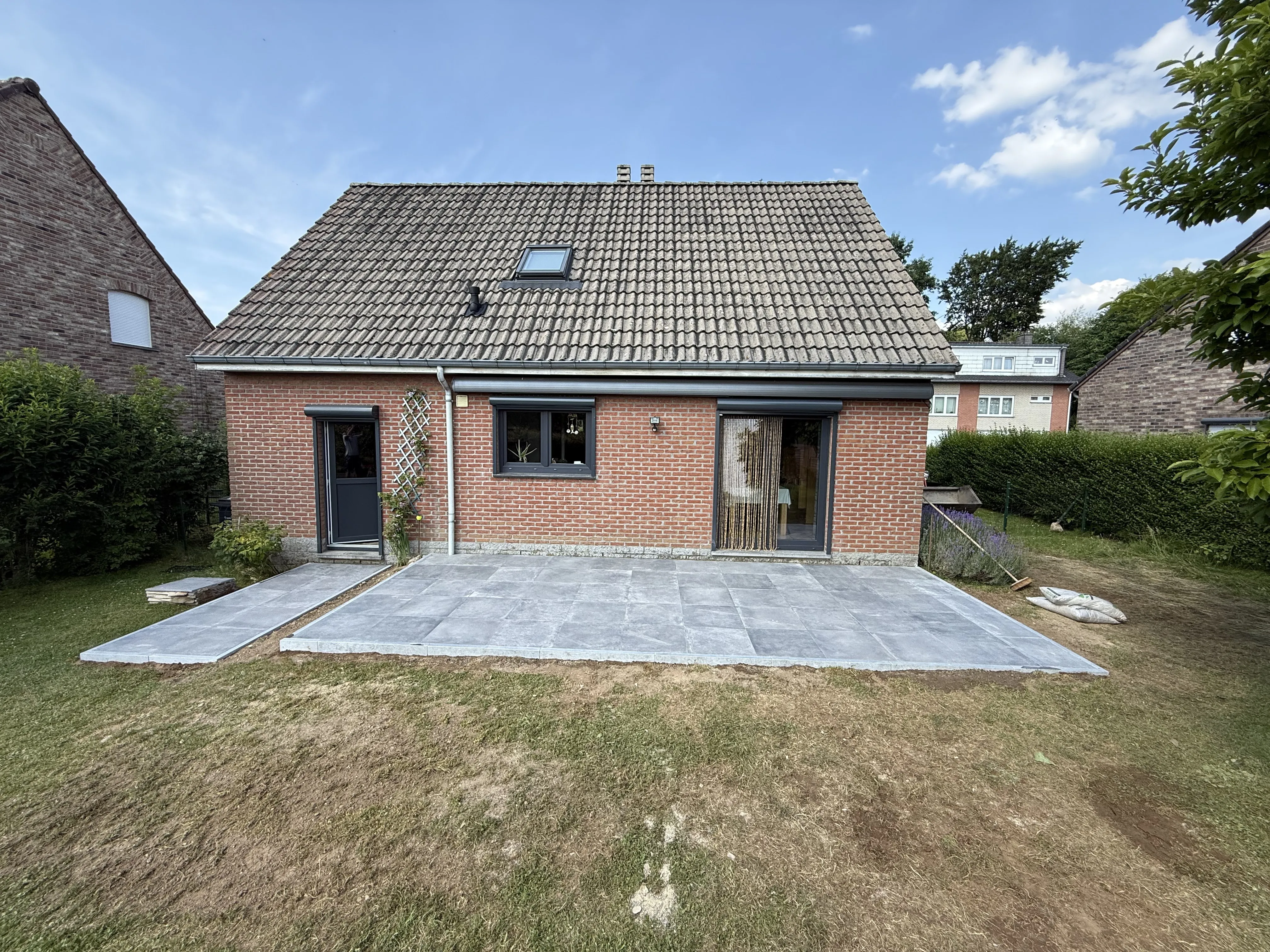 Terrasse réalisée par Max Pavage